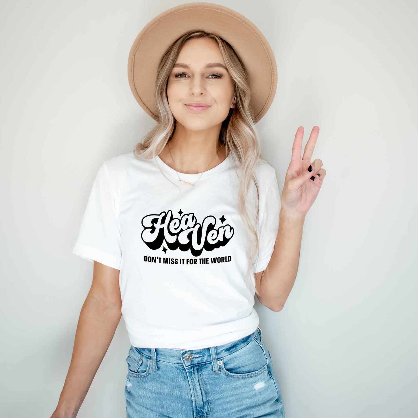Don't Miss Heaven For The World | Short Sleeve Crew Neck