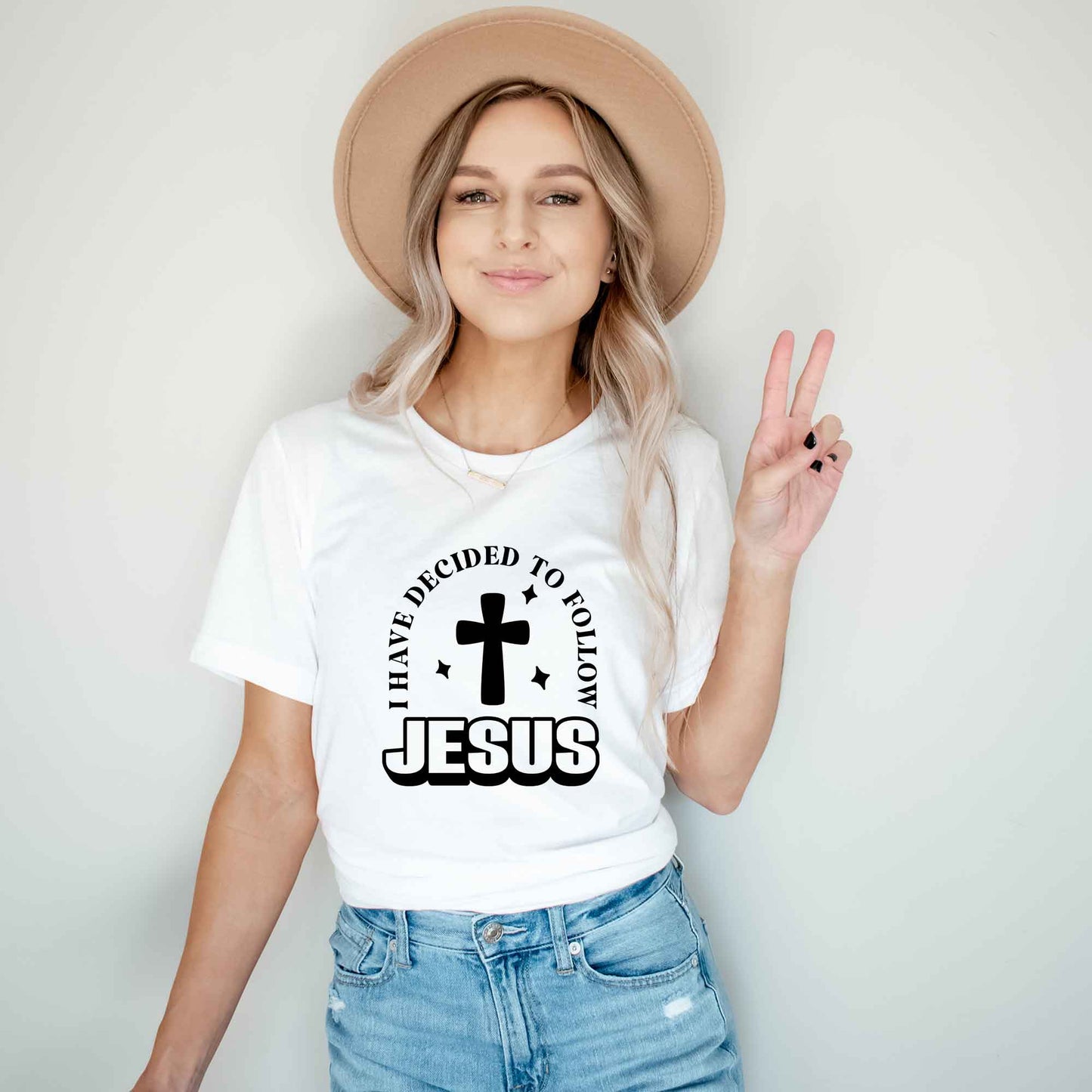 Decided To Follow Jesus | Short Sleeve Crew Neck