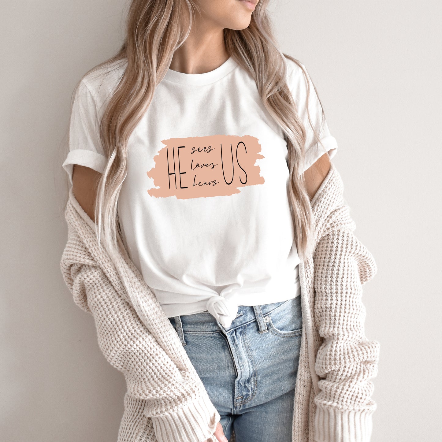 He Sees US | Short Sleeve Crew Neck