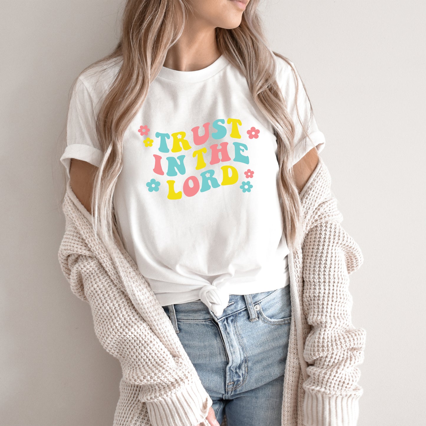 Trust In The Lord Retro | Short Sleeve Crew Neck