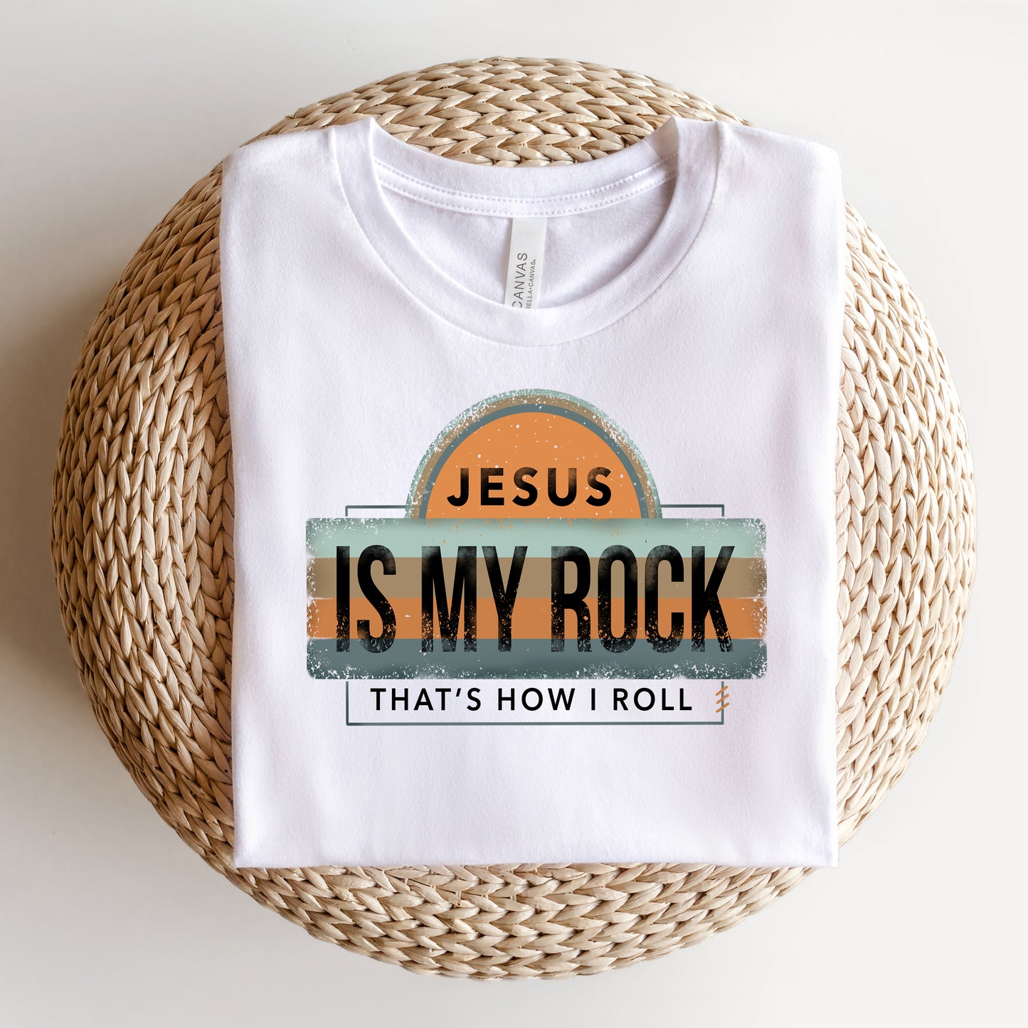Jesus Is My Rock | Short Sleeve Crew Neck