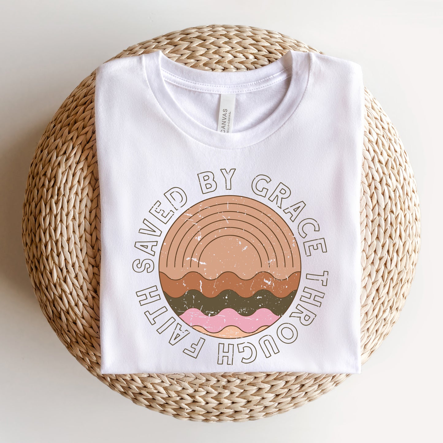 Vintage Saved By Grace | Short Sleeve Crew Neck