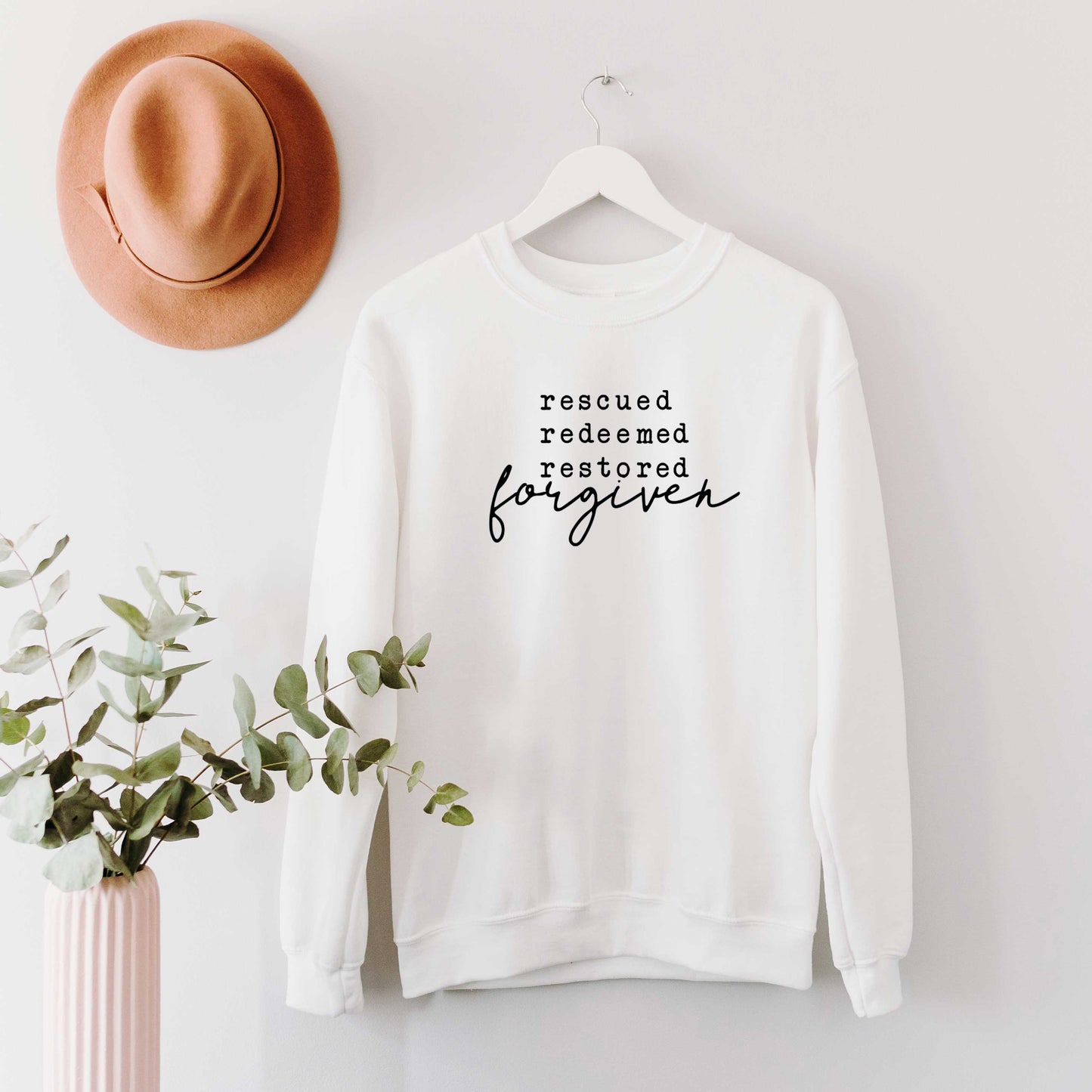 Rescued Redeemed Restored | Sweatshirt