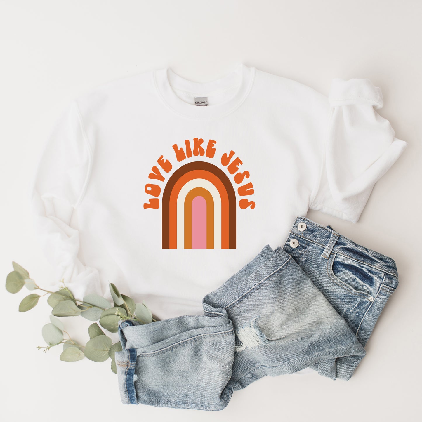 Love Like Jesus Rainbow | Sweatshirt