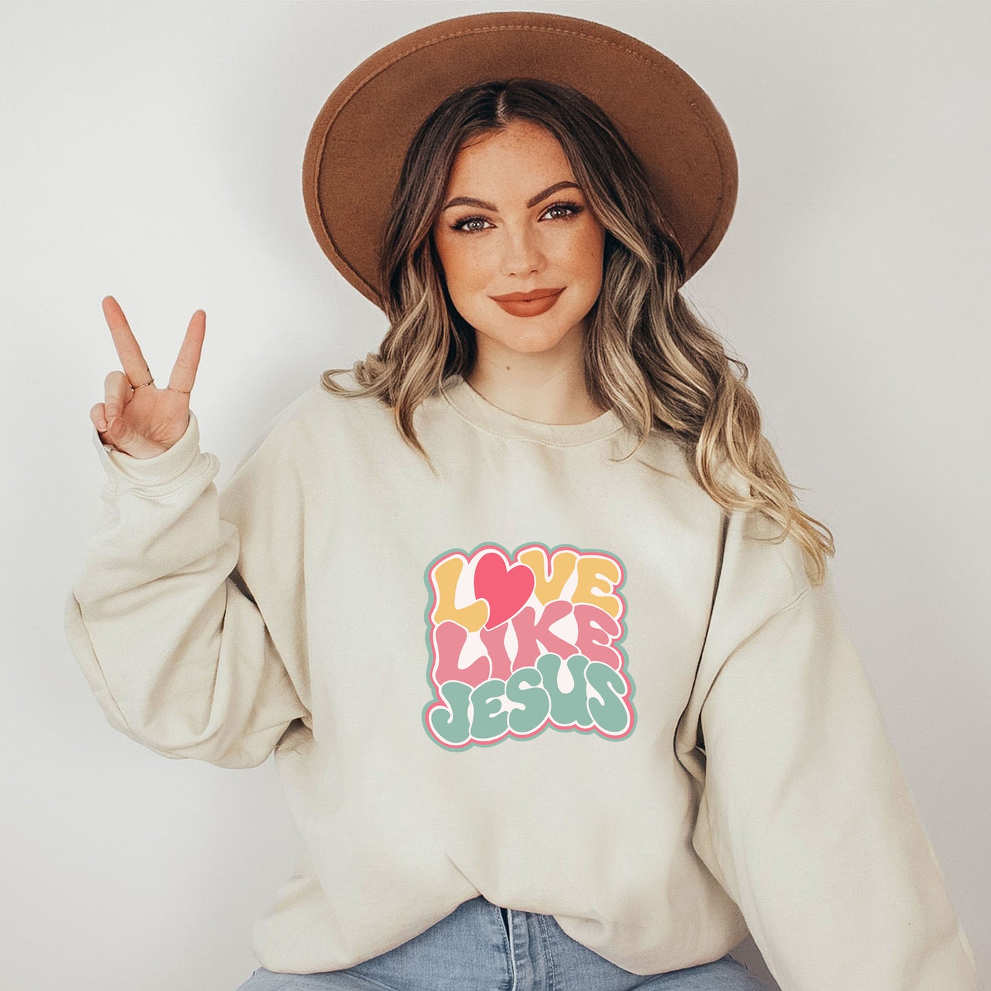 Love Like Jesus Heart | Sweatshirt