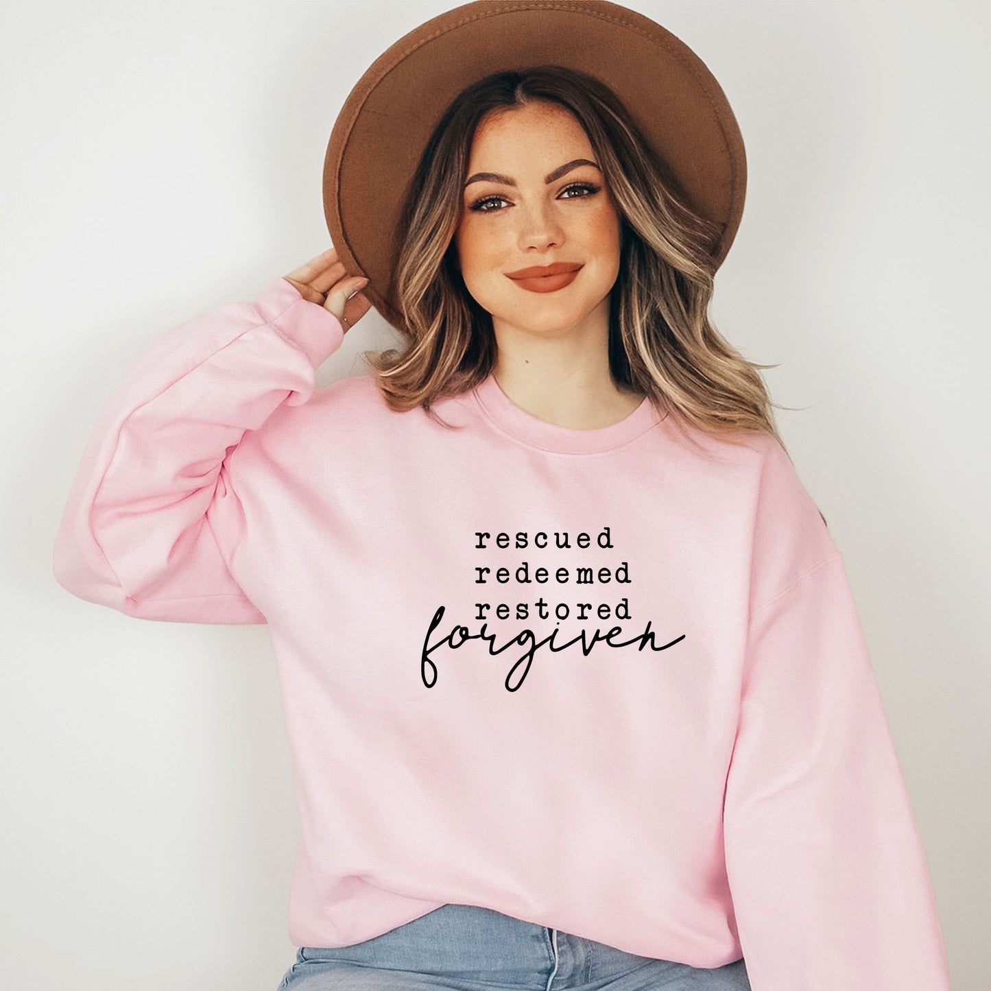 Rescued Redeemed Restored | Sweatshirt