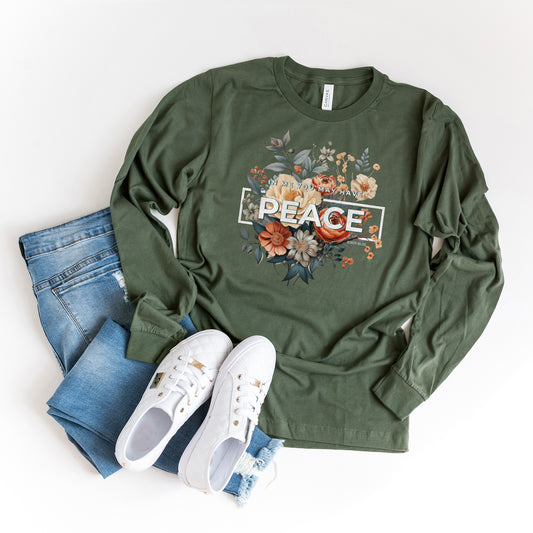 In Me You May Have Peace | Long Sleeve Crew Neck