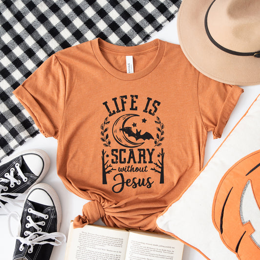 Scary Without Jesus | Short Sleeve Crew Neck