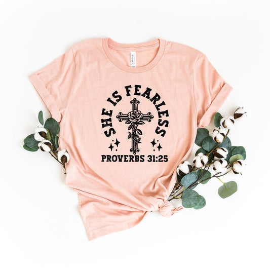 She is Fearless | Short Sleeve Crew Neck