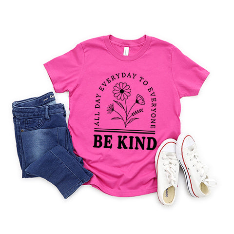 Be Kind All Day Everyday | Youth Short Sleeve Crew