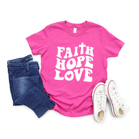 Faith Hope Love | Youth Short Sleeve Crew