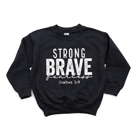 Strong Brave Fearless | Youth Sweatshirt