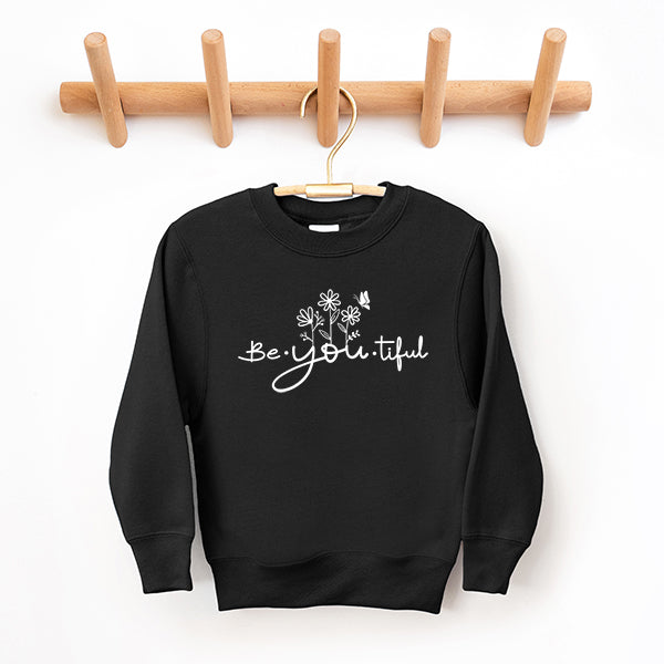 Be_You_Tiful Flowers | Youth Sweatshirt