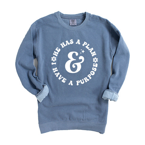 Plan And Purpose | Garment Dyed Sweatshirt