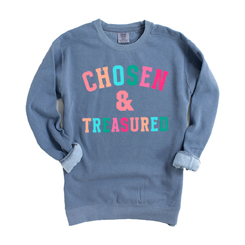 Chosen And Treasured | Garment Dyed Sweatshirt