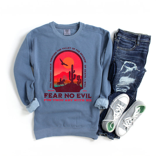 Fear No Evil | Garment Dyed Sweatshirt