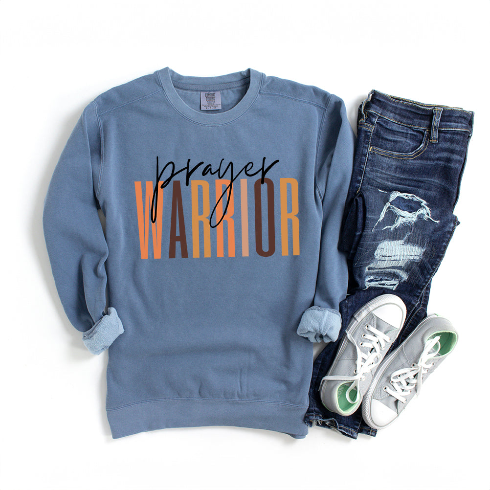 Prayer Warrior | Garment Dyed Sweatshirt