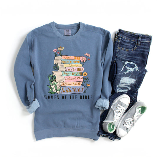 Women Of The Bible | Garment Dyed Sweatshirt