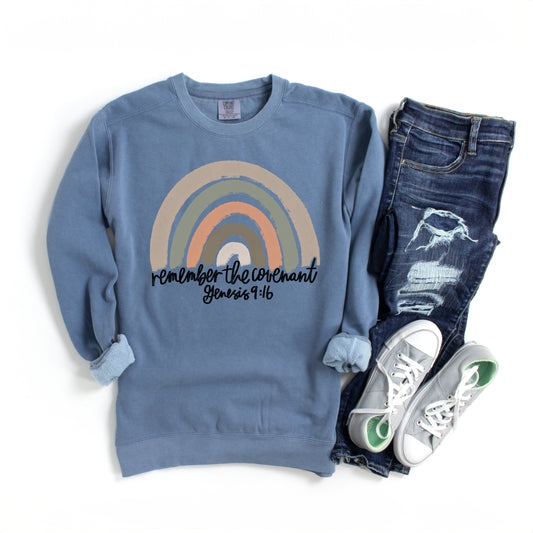 Remember The Covenant | Garment Dyed Sweatshirt