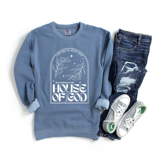 House Of God | Garment Dyed Sweatshirt