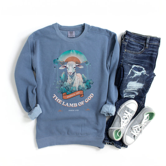 Lamb Of God | Garment Dyed Sweatshirt