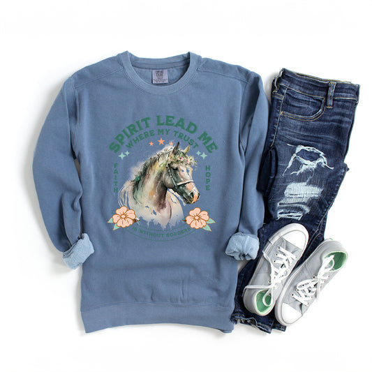 Spirit Lead Me | Garment Dyed Sweatshirt
