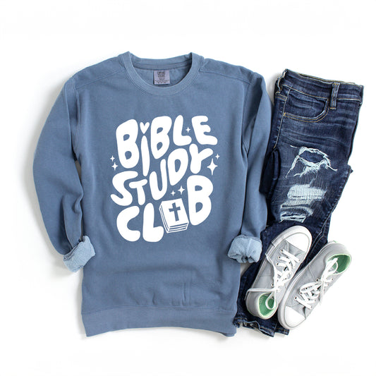 Bible Study Club | Garment Dyed Sweatshirt