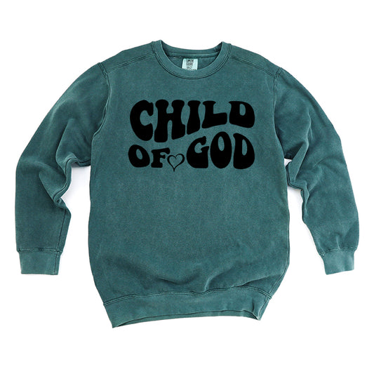 Child Of God Heart | Garment Dyed Sweatshirt