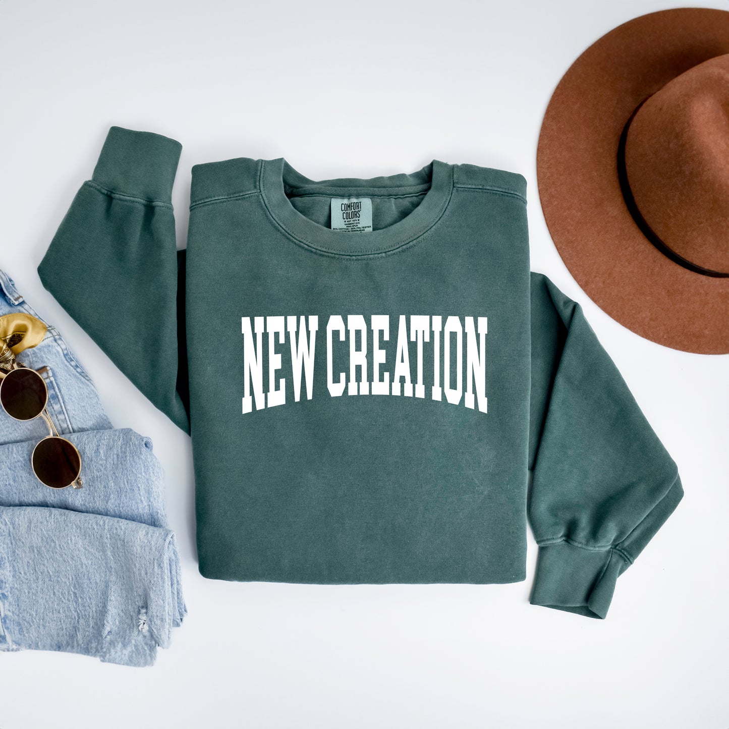 New Creation | Garment Dyed Sweatshirt