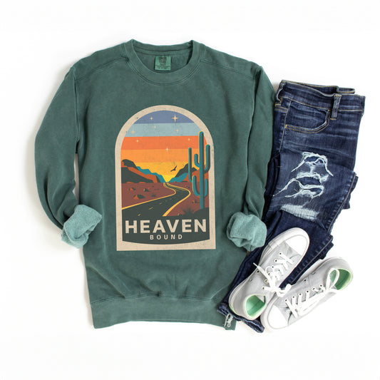 Heaven Bound | Garment Dyed Sweatshirt