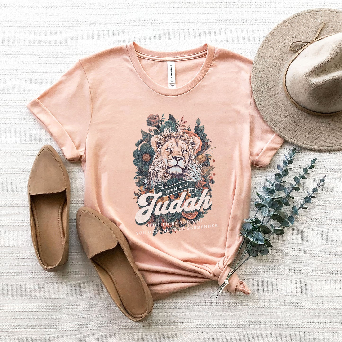 Lion Of Judah Will Fight | Short Sleeve Crew Neck