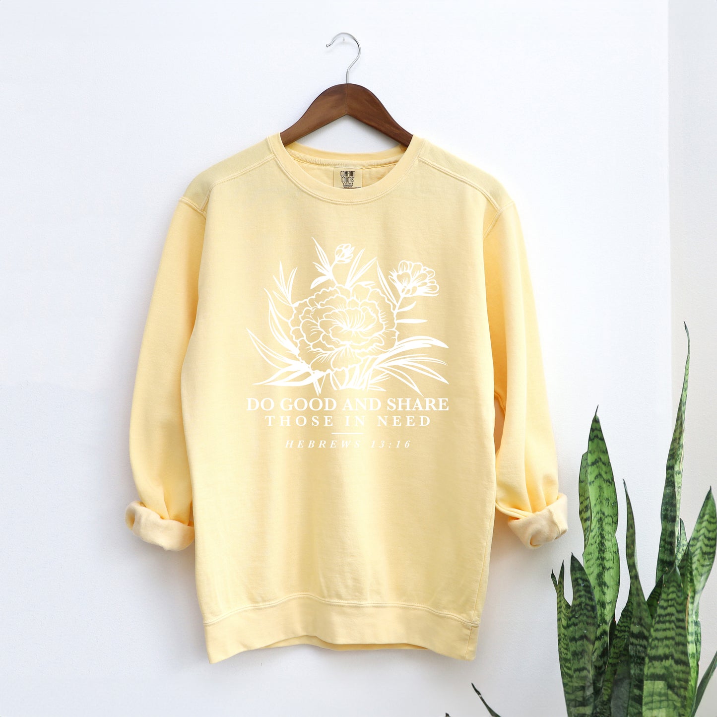 Do Good and Share | Garment Dyed Sweatshirt