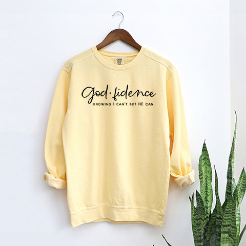 Godfidence | Garment Dyed Sweatshirt