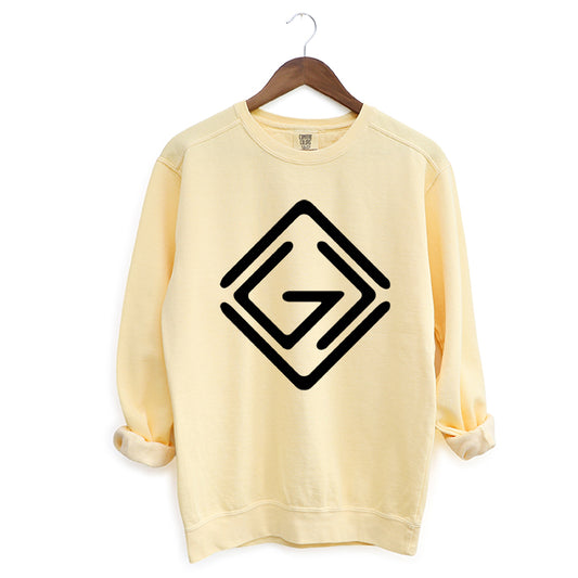 God Is Greater Diamond | Garment Dyed Sweatshirt