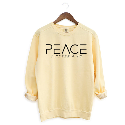Peace | Garment Dyed Sweatshirt