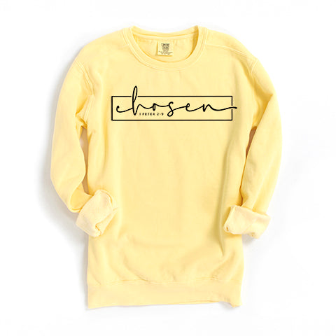 Chosen Scripture | Garment Dyed Sweatshirt