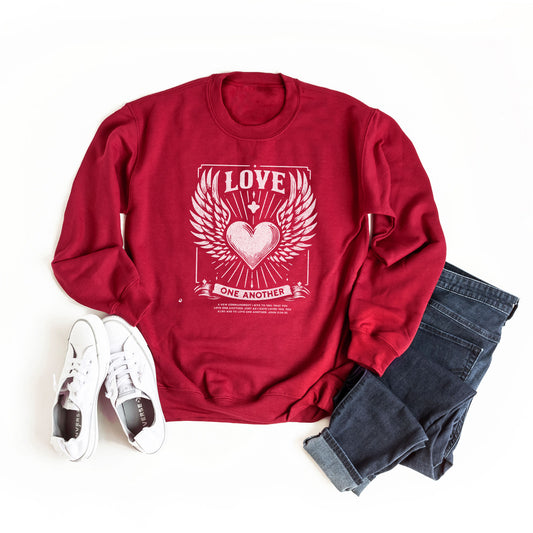 Love One Another Wings| Graphic Sweatshirt
