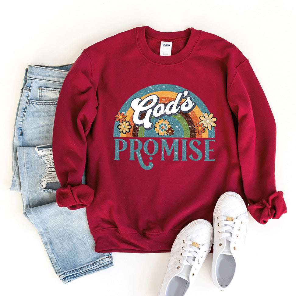 God's Promise Rainbow | Graphic Sweatshirt