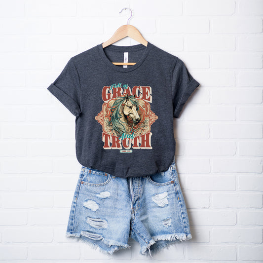 Grace Horse | Short Sleeve Crew Neck