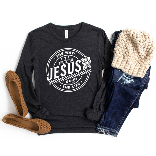 Jesus The Way | Long Sleeve Crew Neck