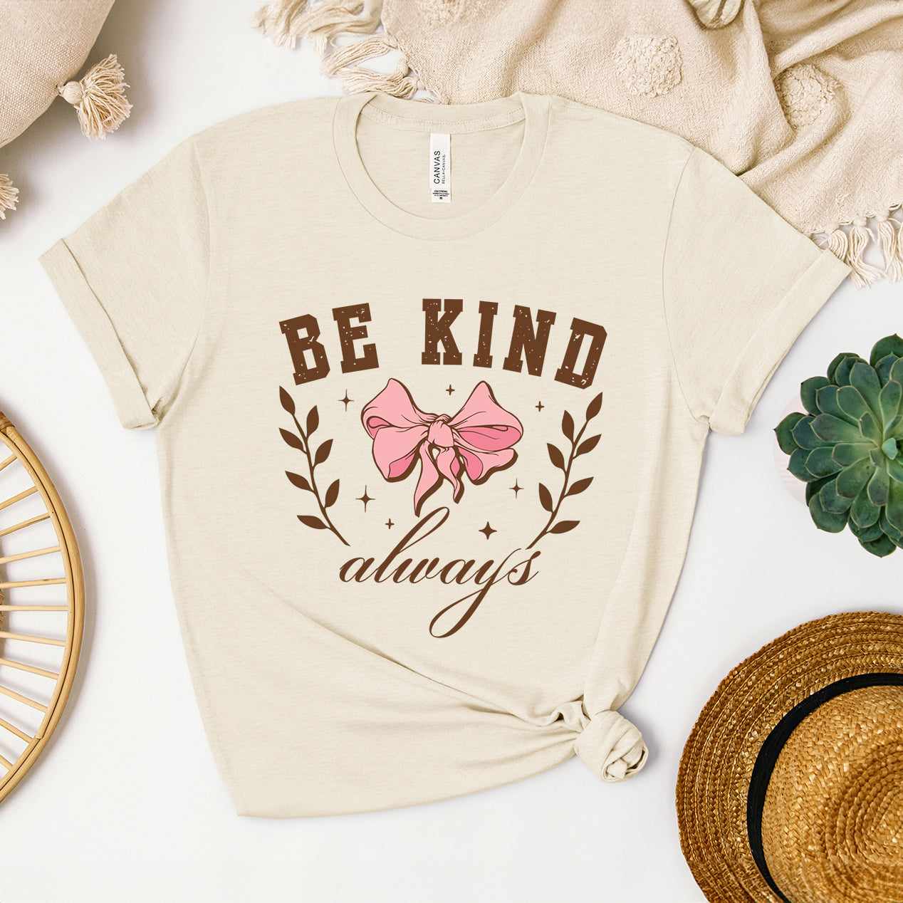 Coquette Be Kind Always | Short Sleeve Crew Neck