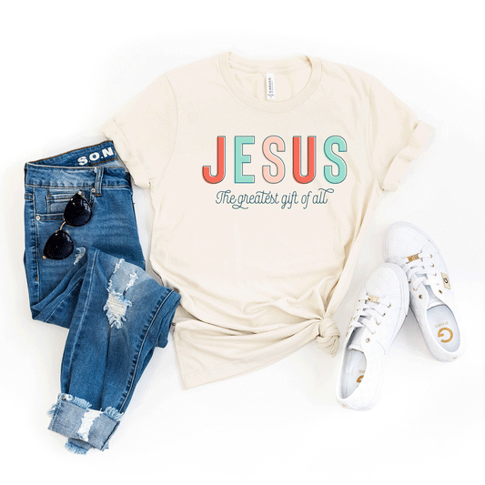 Jesus The Greatest Gift | Short Sleeve Crew Neck