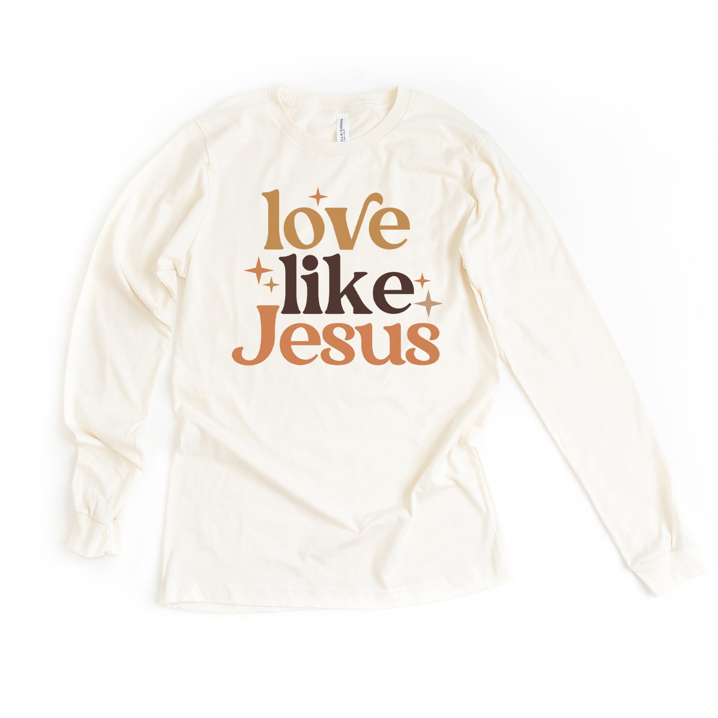 Love Like Jesus Stars | Long Sleeve Crew Neck