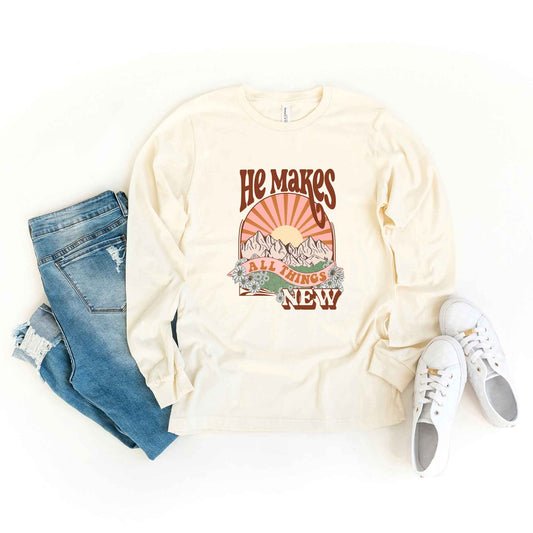 He Makes Things All New | Long Sleeve Crew Neck