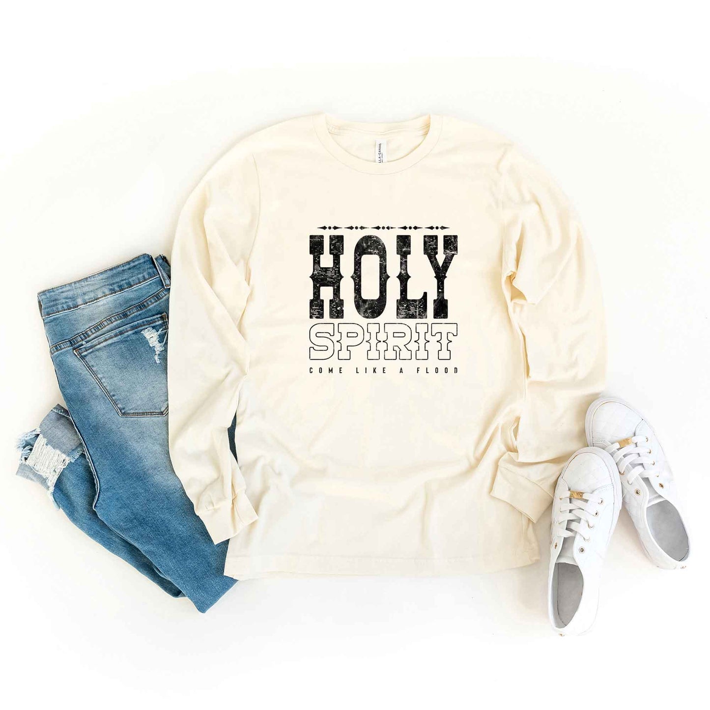 Holy Spirit Flood | Long Sleeve Crew Neck