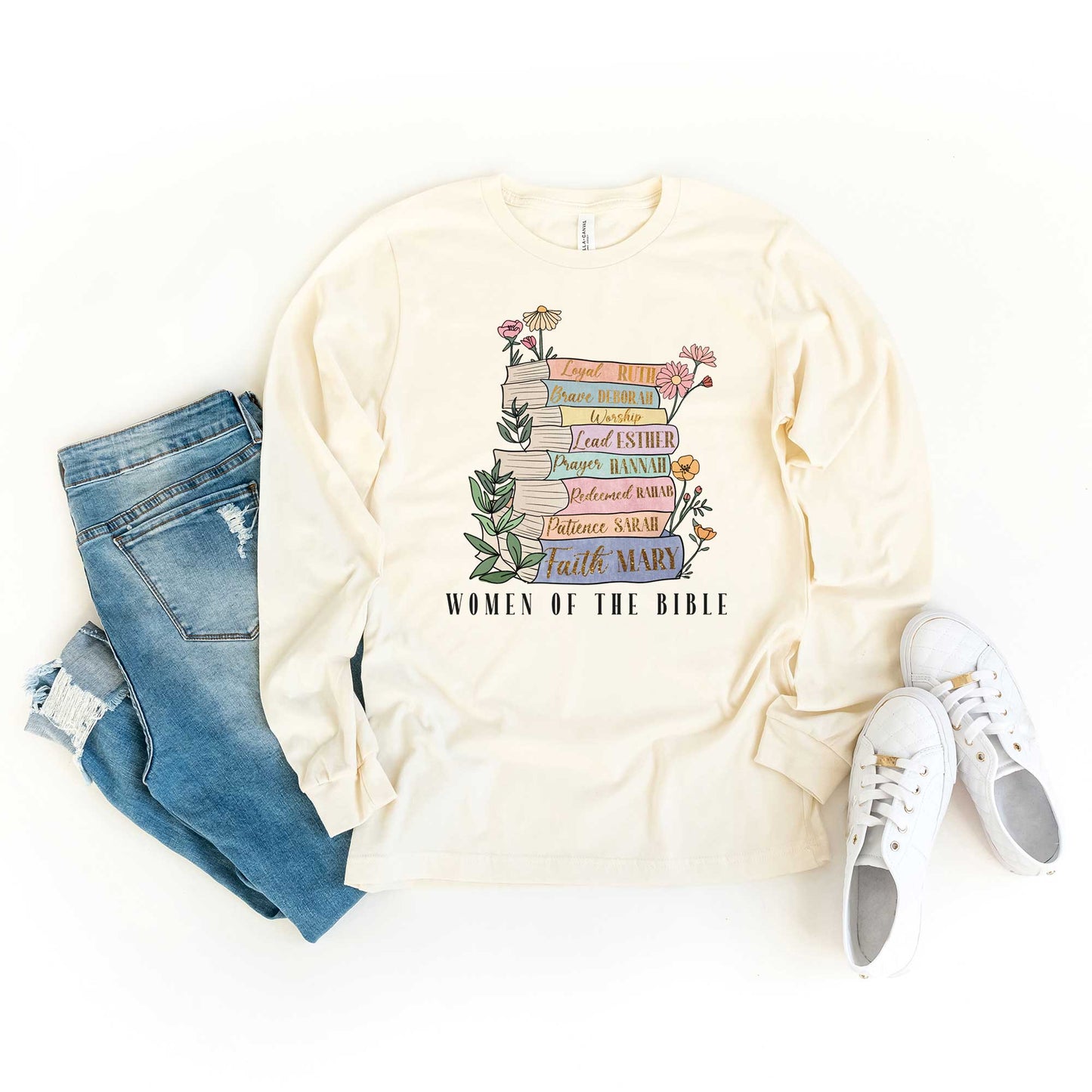 Women Of The Bible | Long Sleeve Crew Neck