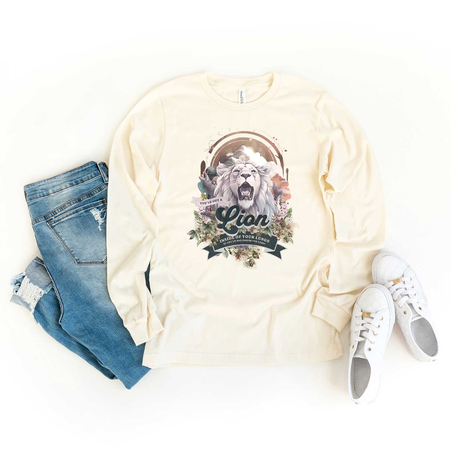 Lion In Your Lungs | Long Sleeve Crew Neck