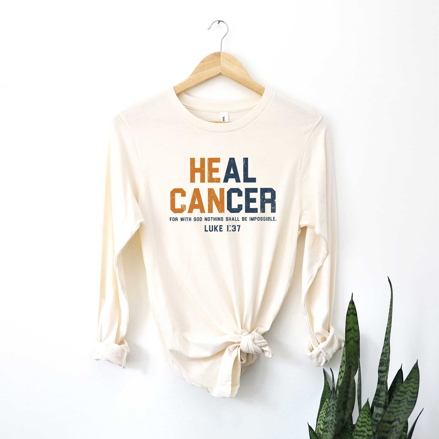 Heal Cancer | Long Sleeve Crew Neck