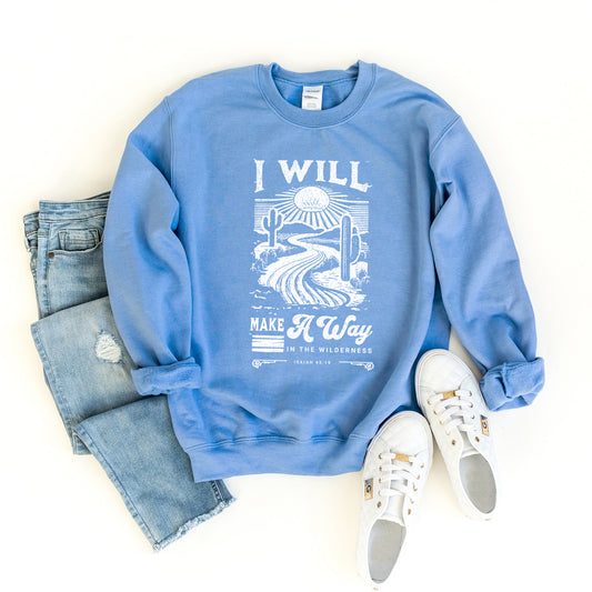 I Will Make a Way Cactus | Graphic Sweatshirt