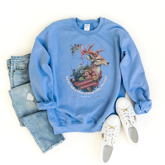 Deer Floral | Graphic Sweatshirt